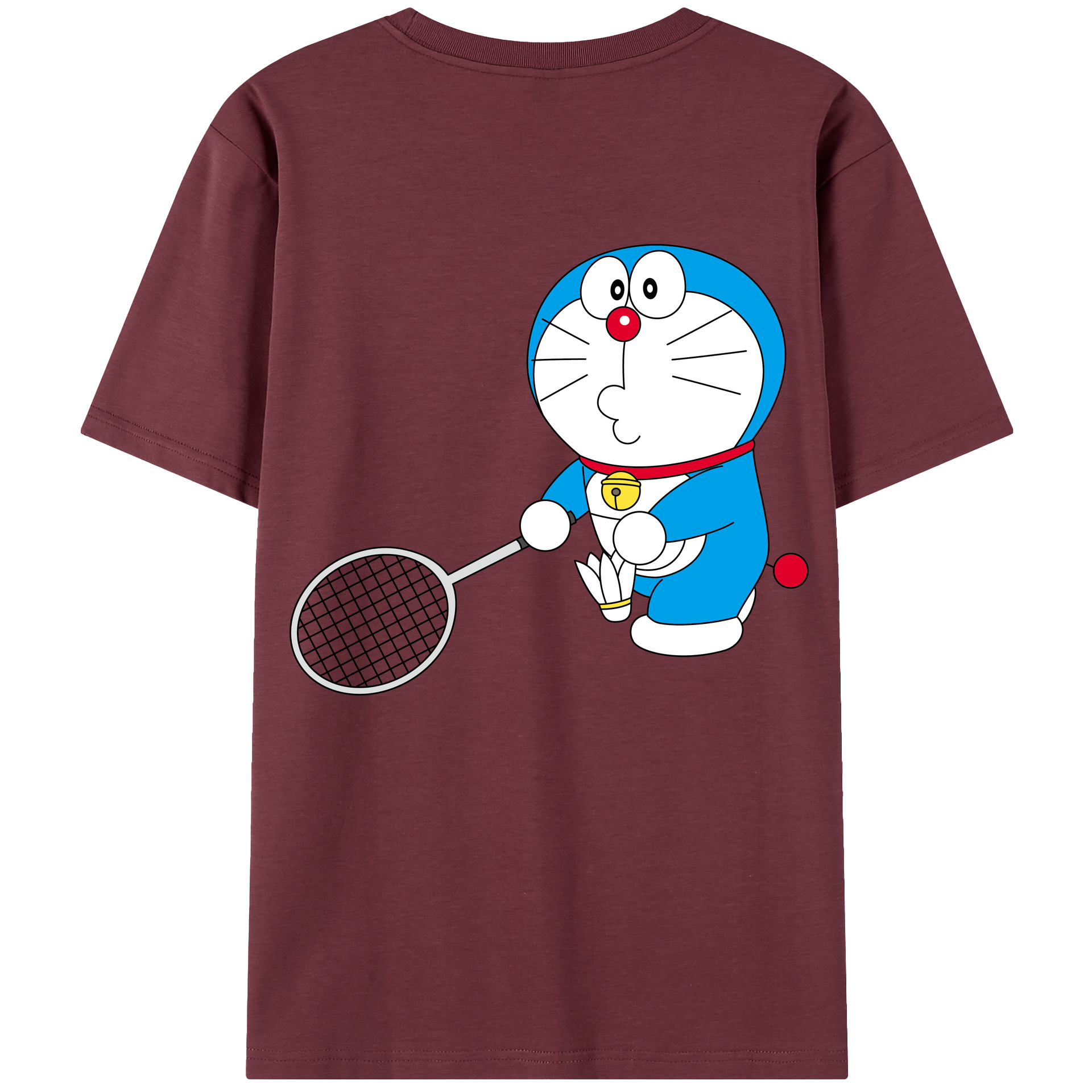（画像用） ドラえもん Doraemon 綿100％半袖Tシャツ（背面プリント）